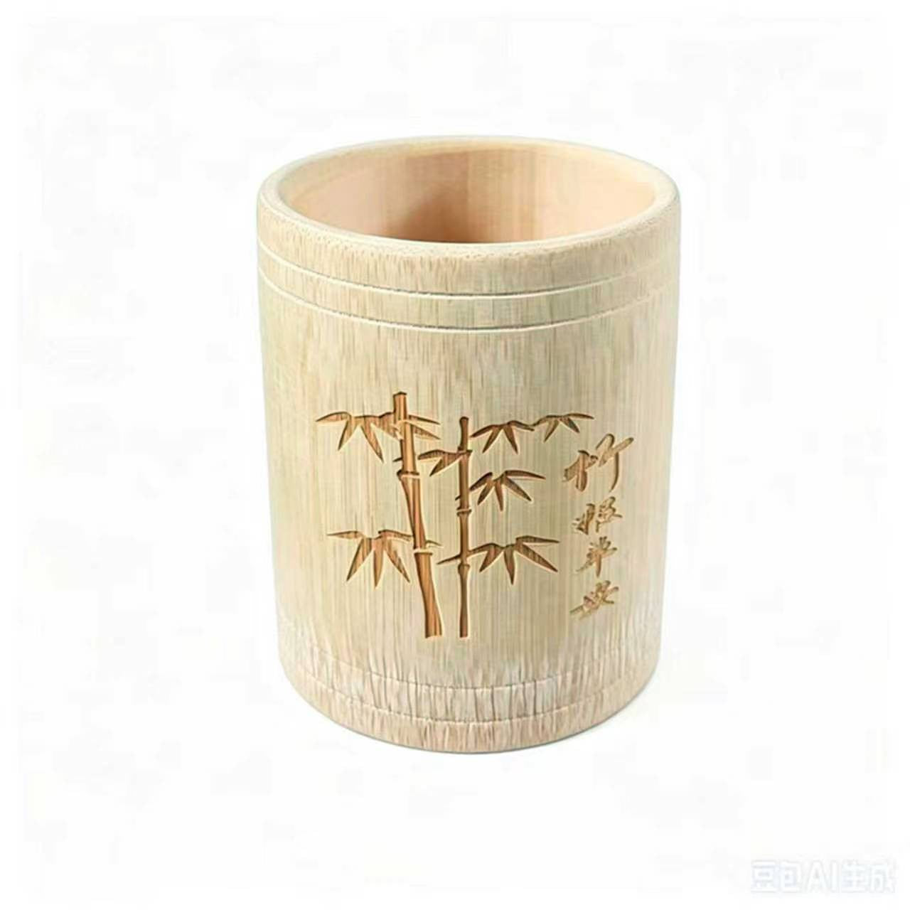 Small Carbonized Bamboo Cup