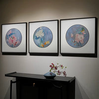 3-Panel Suzhou Embroidery Wall Decor