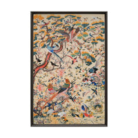 Auspicious Phoenix Vertical Suzhou Embroidery Bird Wall Decor