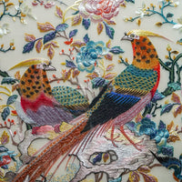 Auspicious Phoenix Vertical Suzhou Embroidery Bird Wall Decor