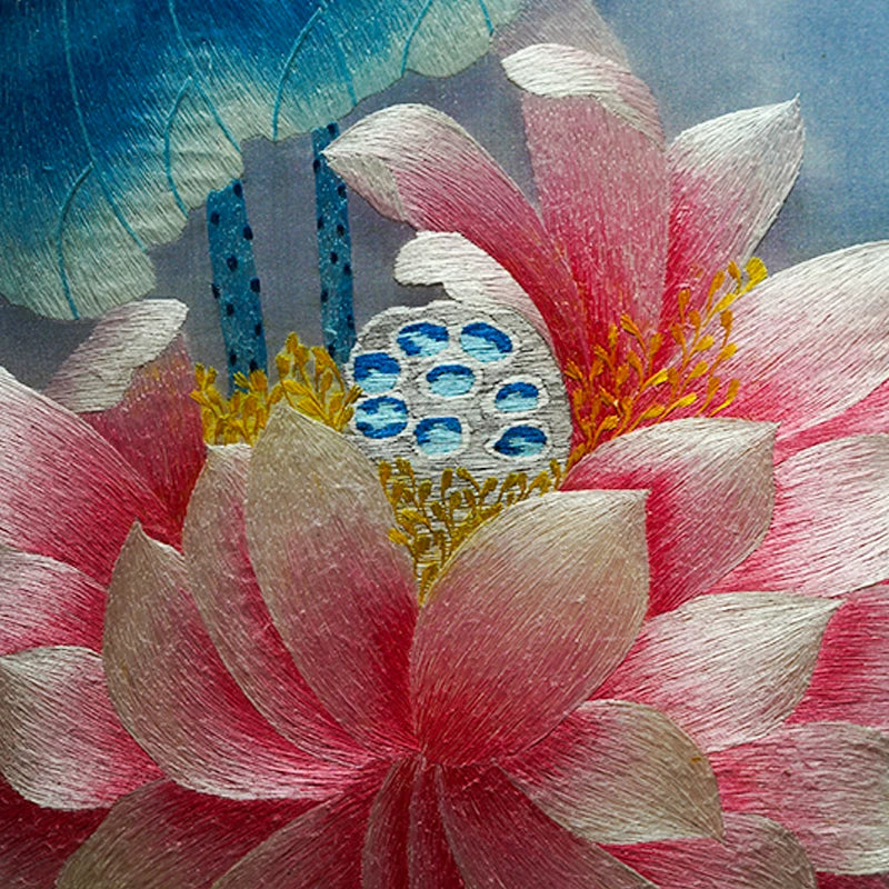 3-Panel Suzhou Embroidery Wall Decor