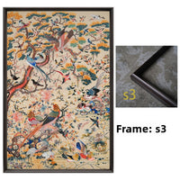 Auspicious Phoenix Vertical Suzhou Embroidery Bird Wall Decor