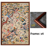 Auspicious Phoenix Vertical Suzhou Embroidery Bird Wall Decor