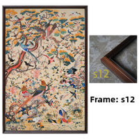 Auspicious Phoenix Vertical Suzhou Embroidery Bird Wall Decor