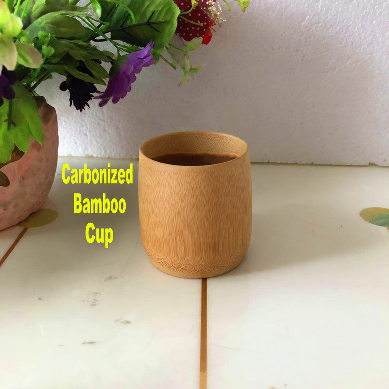 Small Carbonized Bamboo Cup