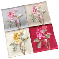 Double-Layer Floral Su Embroidered Scarf