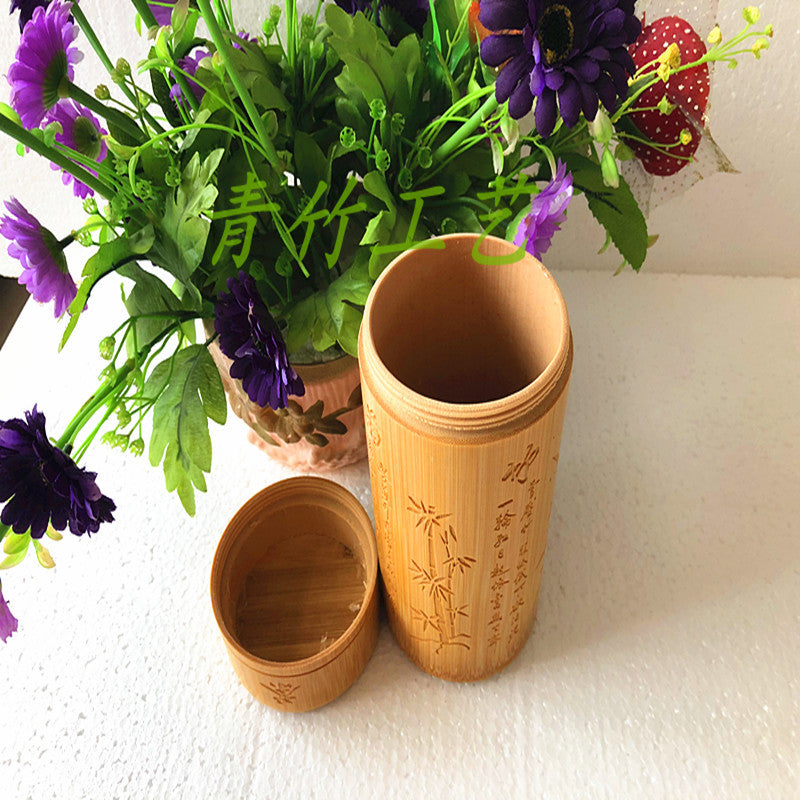 Bamboo Tea Canister with Lid