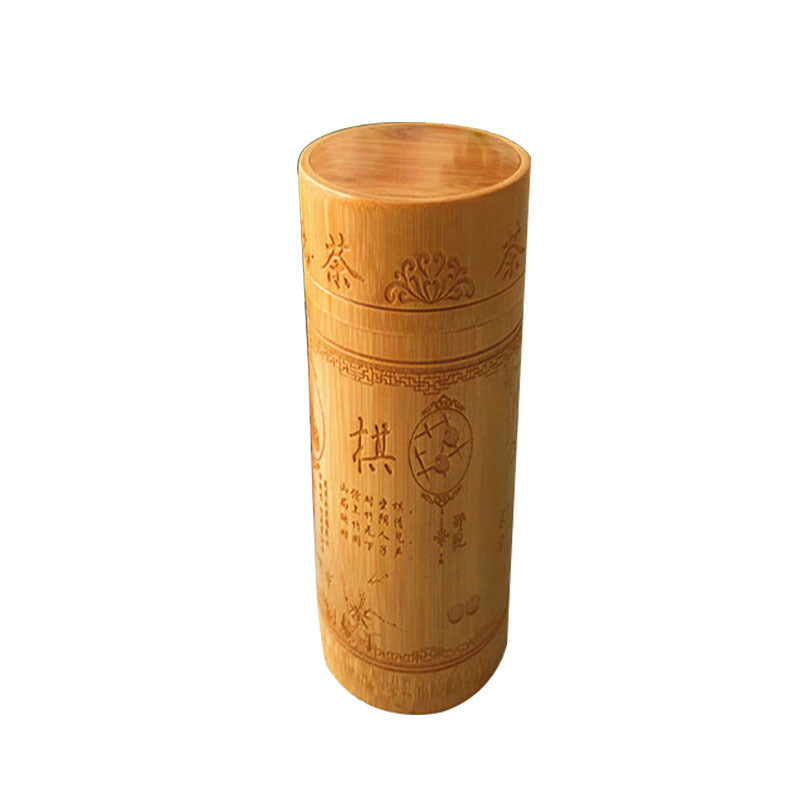Bamboo Tea Canister with Lid