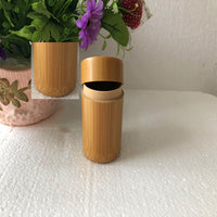 Carbonized Bamboo Toothpick Holder