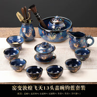 Dunhuang Flying Apsara Automatic Tea Set
