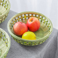 Openwork Bamboo Snack Basket