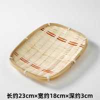 Small Bamboo Tea Snack Plate