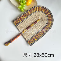 Woven Seagrass Decorative Wall Fan