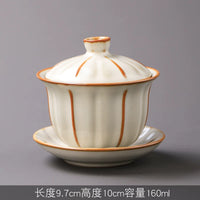 Ru Kiln Tea Set with Tea Tray