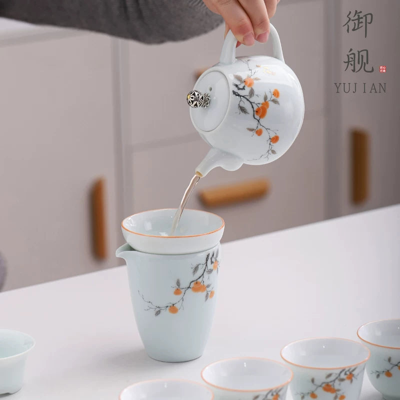 Persimmon Yingqing Tea Set