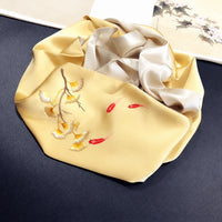 Suzhou Heritage Su Embroidery Silk Scarf