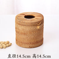 Rattan Tissue Box & Napkin Holder