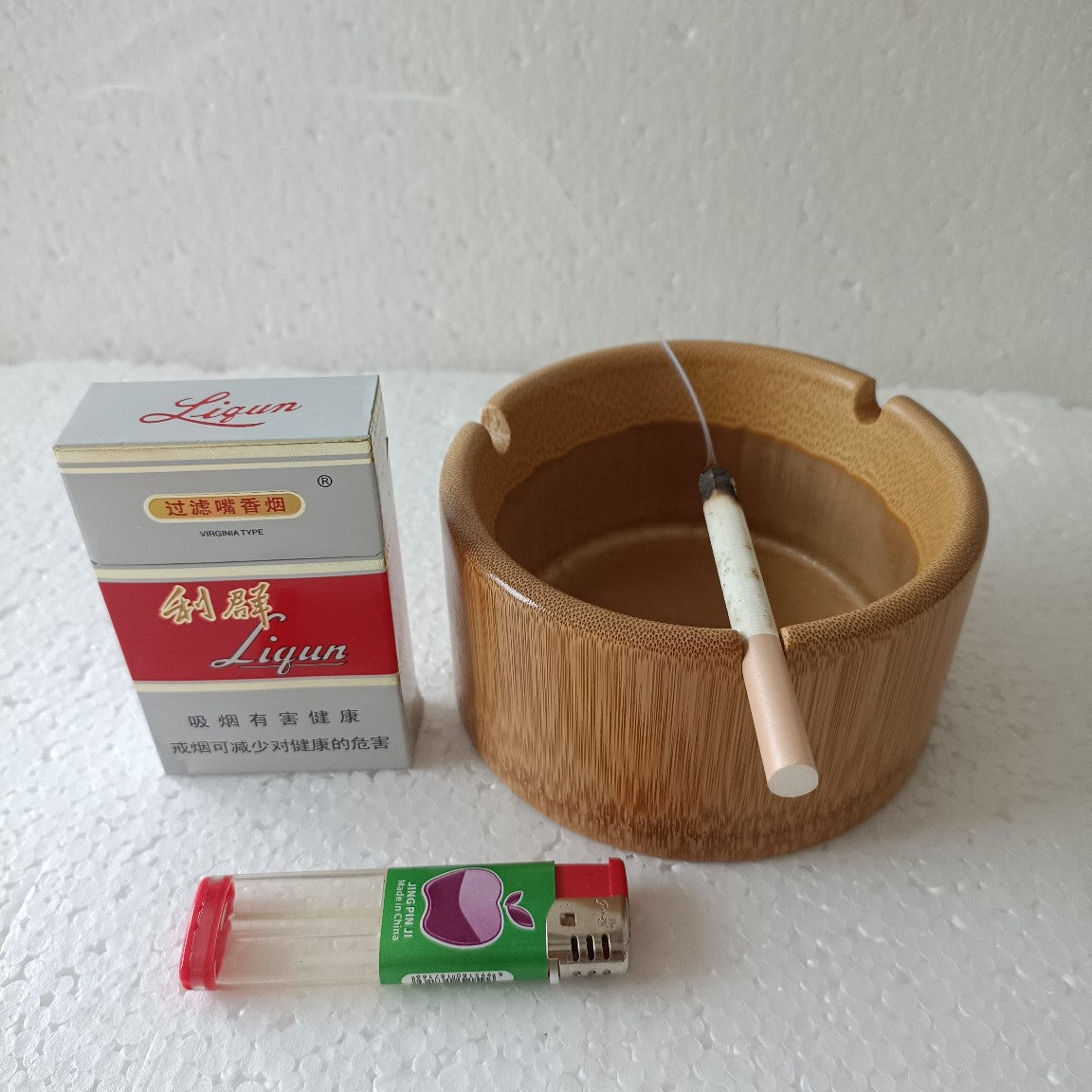Carbonized Bamboo Ashtray