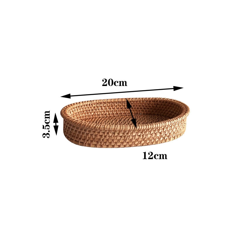 Oval Rattan Fruit Tray