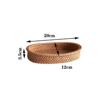 Oval Rattan Fruit Tray
