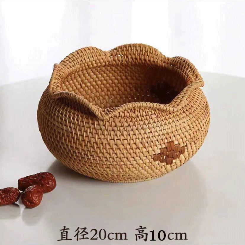 Rattan Fruit Baskets, Vase & Lucky Pouch