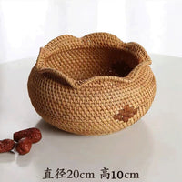 Rattan Fruit Baskets, Vase & Lucky Pouch