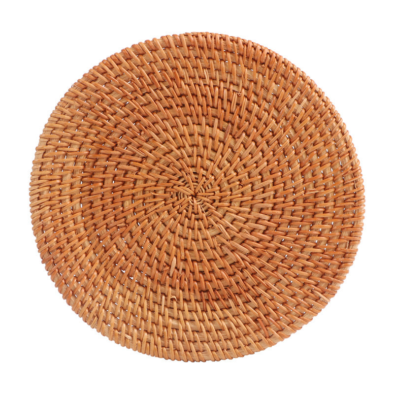Handwoven Rattan Coaster