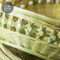 Openwork Bamboo Snack Basket