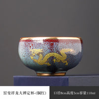 Auspicious Dragon Gilded Teacup