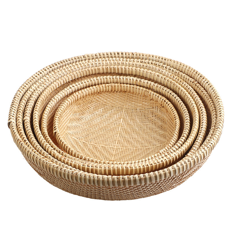 Golden Bamboo Fine-Mesh Sieve Tray