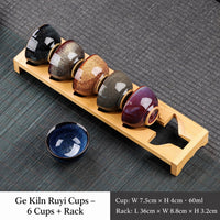 Jun Kiln Five Elements Tasting Cups