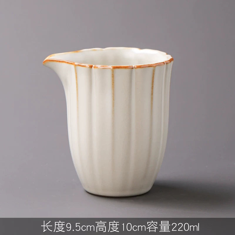Ru Kiln Tea Set with Tea Tray