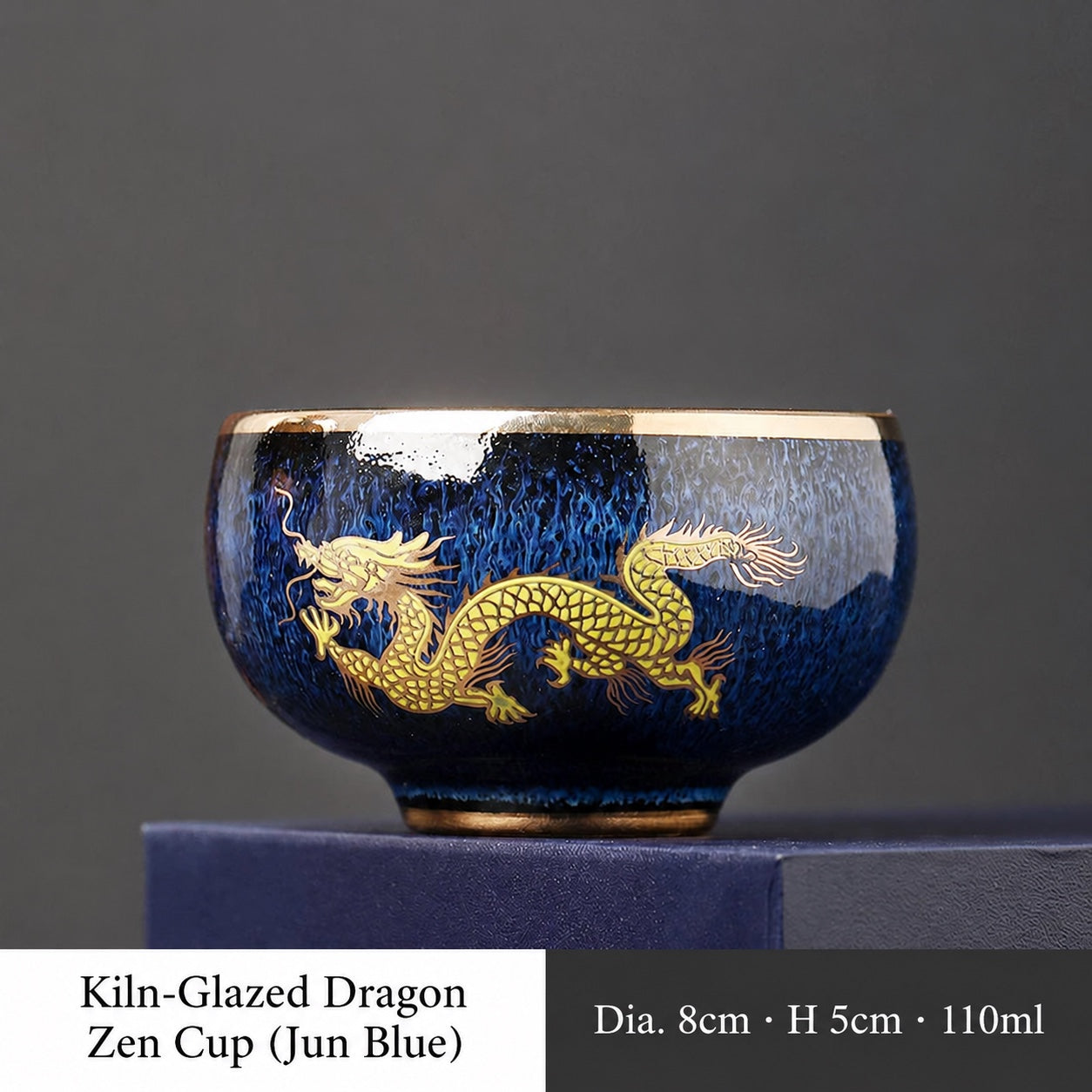 Auspicious Dragon Gilded Teacup