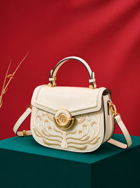 Su Embroidery Saddle Bag