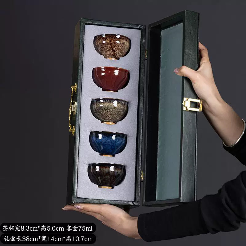 Jun Kiln Five Elements Tasting Cups
