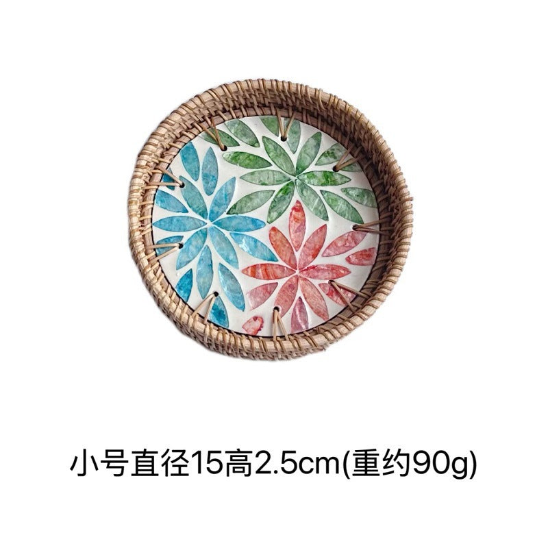 Mini Rattan & Shell Baskets