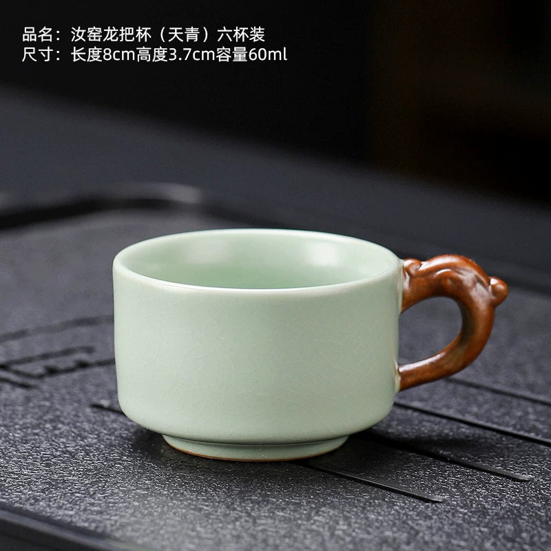 Single Handle Fu Lu Gongfu Teacup