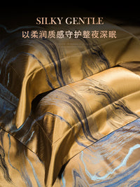 欣恋高端奢华真丝四件套100%重磅桑蚕丝床单被套高档别墅丝绸床品