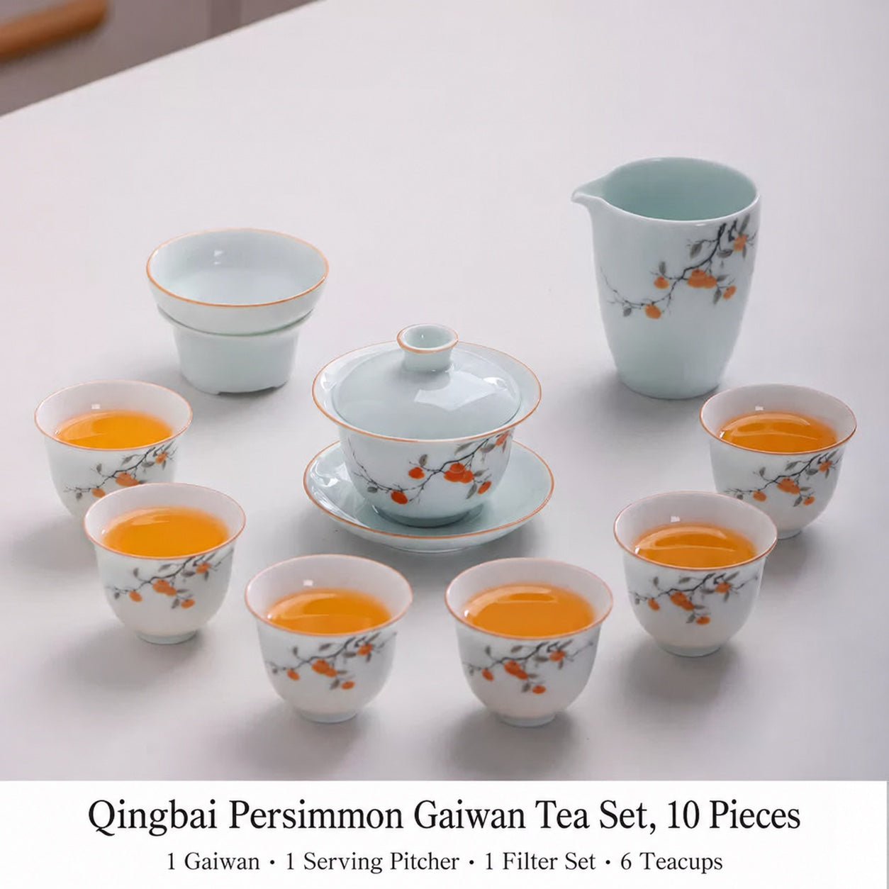 Persimmon Yingqing Tea Set