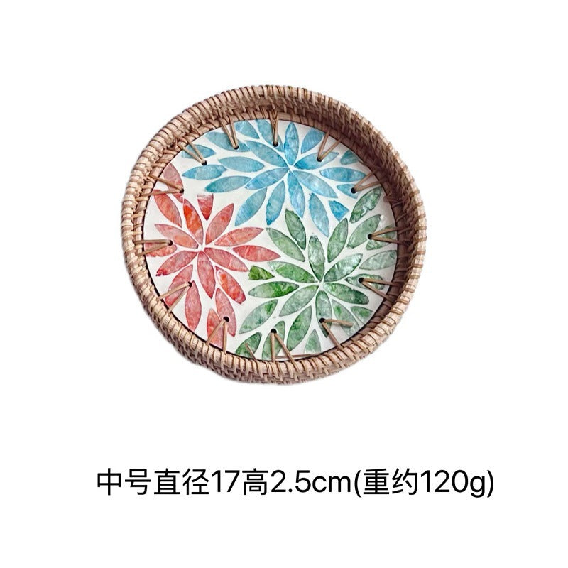 Mini Rattan & Shell Baskets