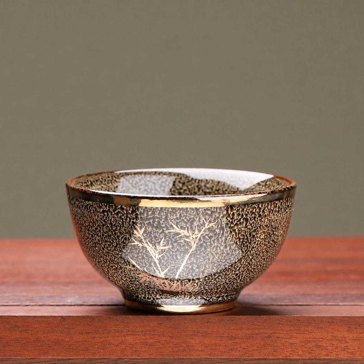 Hare's Fur Gilded Bamboo Host Cup