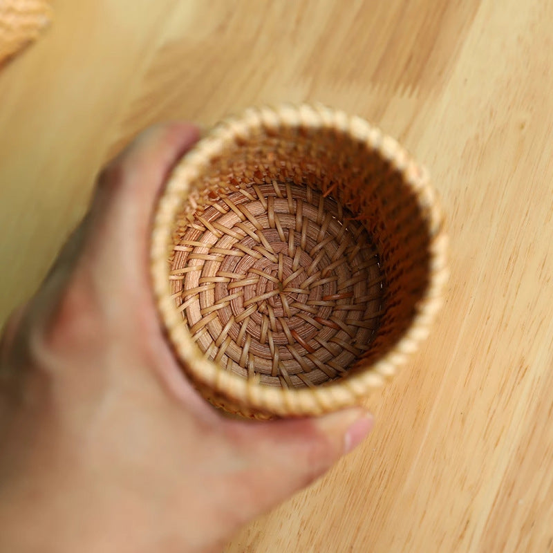 Rattan Brush & Pen Holder