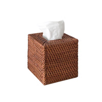 Rattan Tissue Box & Napkin Holder