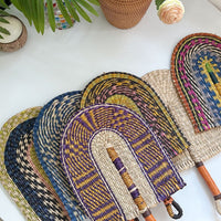 Woven Seagrass Decorative Wall Fan