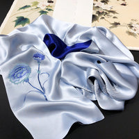 Suzhou Su Embroidery Silk Scarf