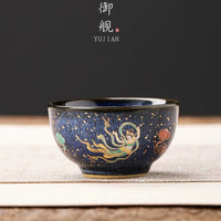 Silk Road Apsara Starry Blue Cup