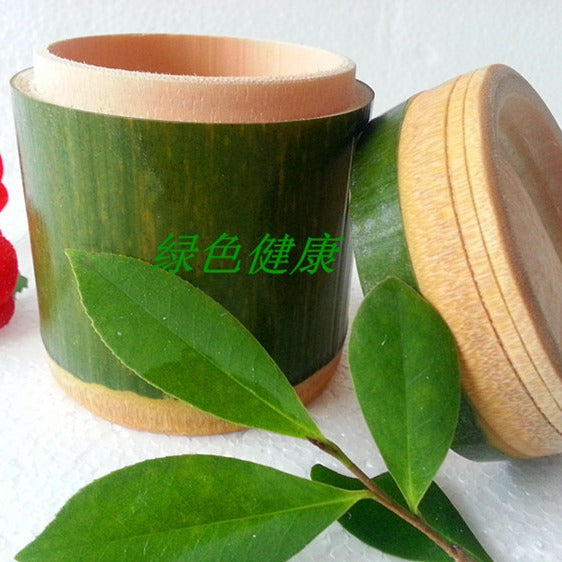 Fresh Bamboo Steamer Tube with Spoon
