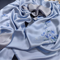 Hand-Embroidered Su Silk Shawl, Suzhou Heritage