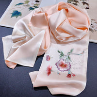 Double-Layer Su Embroidered Silk Scarf
