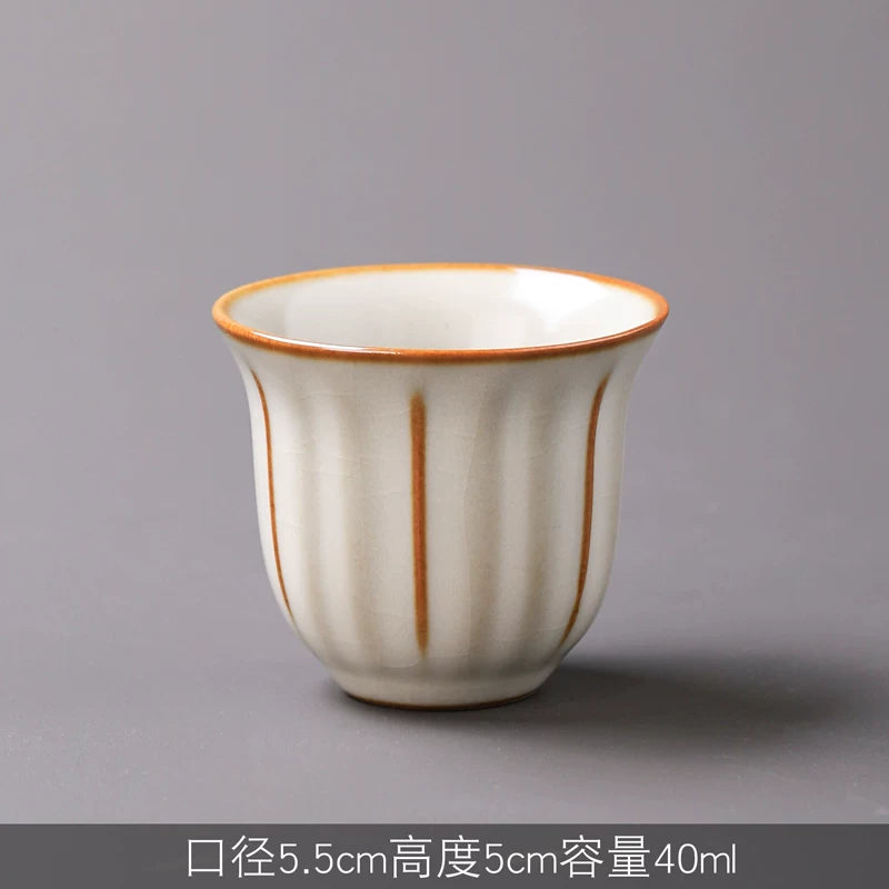 Ru Kiln Tea Set with Tea Tray